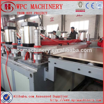 wpc foamed plate extruder line/ wpc foam plate extruder machine